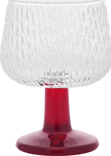 Marimekko Syksy vinglass 2,5 dl Clear-red