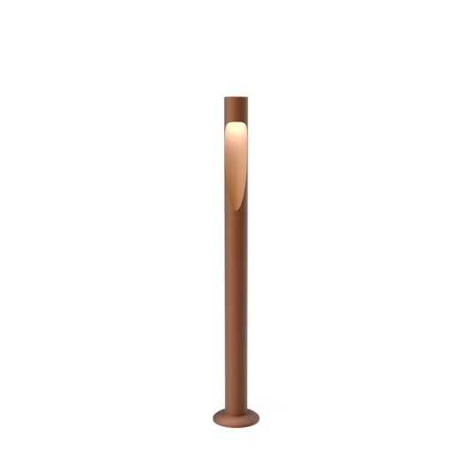 Louis Poulsen Flindt Garden jordspyd u/adapter lang - Corten / 2700 Kelvin
