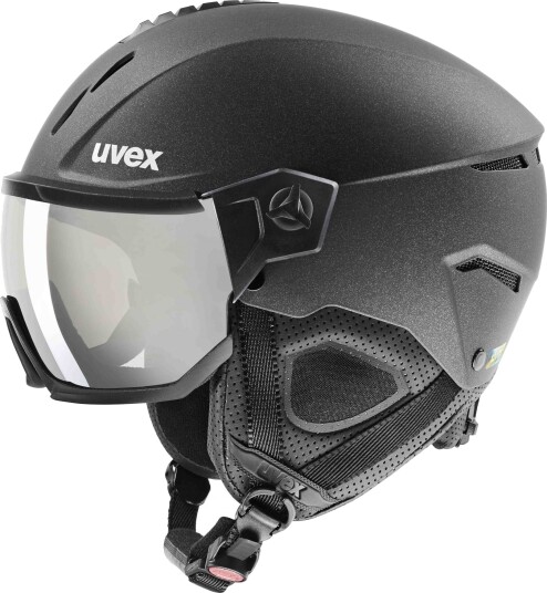 Uvex Instinct Visor Skihjelm med Visir Black Matt 59-61cm