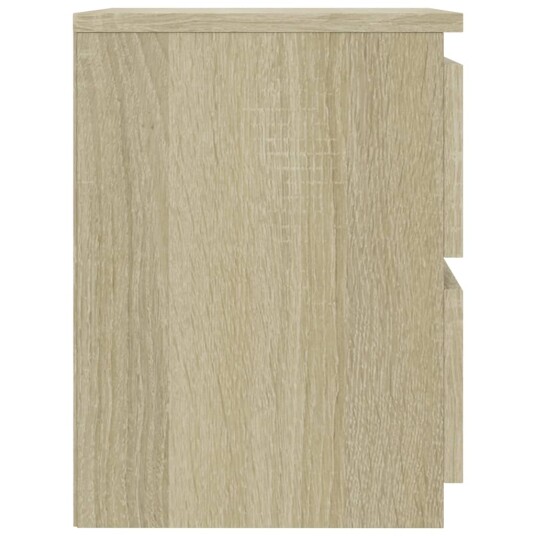  Nattbord sonoma eik 30x30x40 cm sponplate 800519