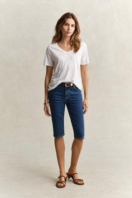 Gant Denim Capri bukser MID BLUE 27 Gant Denim Capri bukser MID BLUE 27