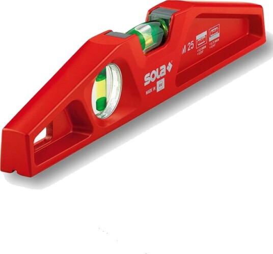 Sola Vater M25 25 cm Aluminium, 2 Libeller