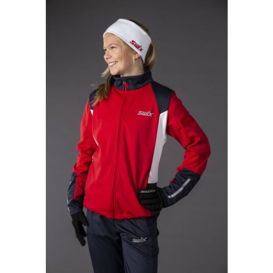 Swix Steady Jacket Jr Swix Red 128/8Yrs