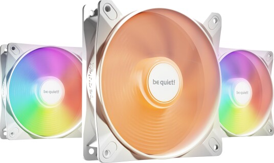 be quiet! Light Wings LX 120mm PWM Vifter med RGB - Hvit 3-Pack be quiet! Light Wings LX 120mm PWM Vifter med RGB - Hvit 3-Pack