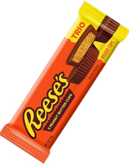 Reese’s Trio Peanut Butter Cups 63 gram USA Import Reese’s Trio Peanut Butter Cups 63 gram USA Import