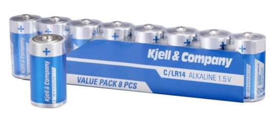 Kjell & Company C-batterier (LR14) 8-pk.