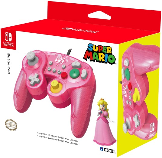 Super Smash Bros Gamepad Peach