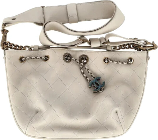 Chanel Vintage Dame Hvit Chanel Vintage Dame Hvit