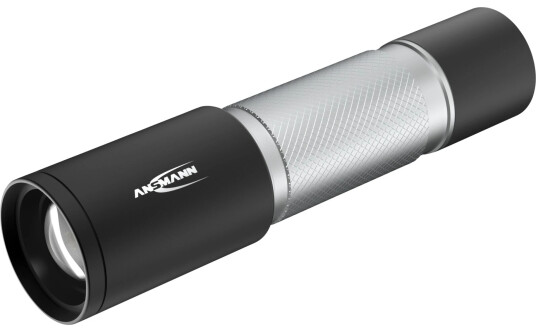 Ansmann Daily Use 270B LED lommelykt - 275 lumen, 3xAAA-batterier, 96 m rekkevidde, IPX4, gr??/svart Ansmann Daily Use 270B LED lommelykt - 275 lumen, 3xAAA-batterier, 96 m rekkevidde, IPX4, gr??/svart