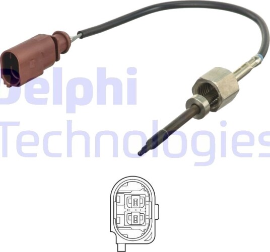 Sensor, eksostemperatur DELPHI TS30262