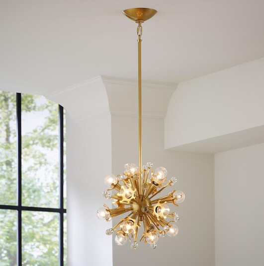 Jonathan Adler Taklampe Sputnik Mini Brass H35,5 Jonathan Adler Taklampe Sputnik Mini Brass H35,5