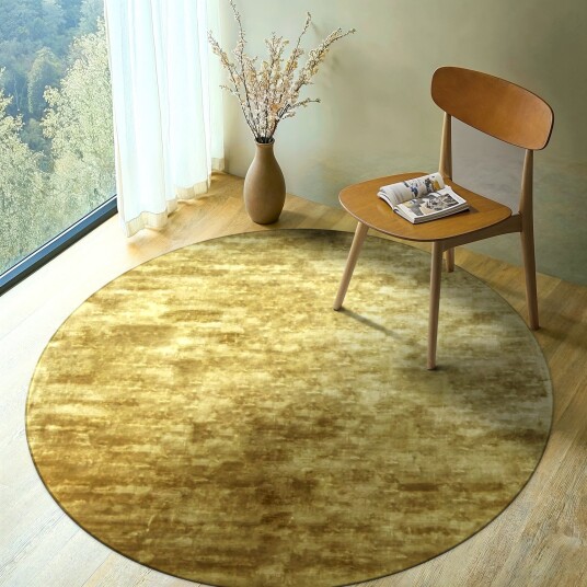 Rundt teppe   Jodhpur Special Luxury Edition gold Størrelse: Ø 240 cm