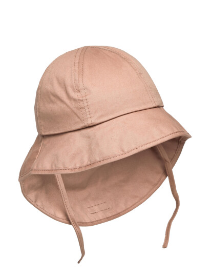 En Fant Summer Hat W. String - Beige - 4-6Y