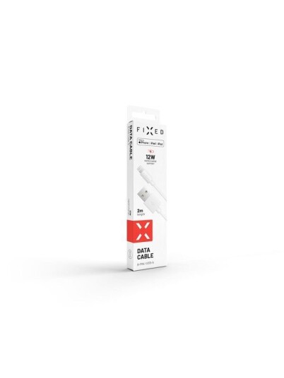 FIXED USB-A to Lightning MFI cable 2m White