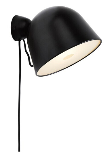 Woud Kuppi Vegglampe 2.0 Sort Woud Kuppi Vegglampe 2.0 Sort