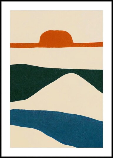 Puesta Del Sol Plakat Plakat / 30x40cm