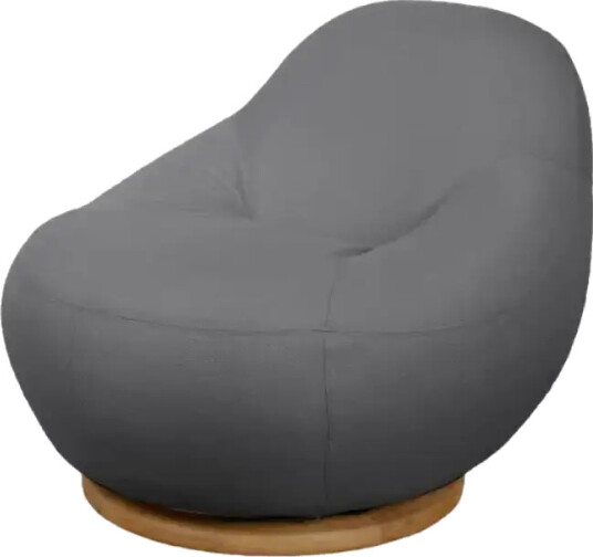 Cane line Gem lenestol m/teak dreie Grey AirTouch