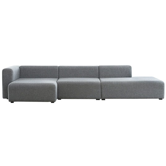 Hay Mags Chaiselounge Høyre Lysegrå