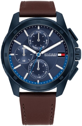 Tommy Hilfiger Herreklokke 1710632 Walker Blå/Lær Ø44 mm Tommy Hilfiger Herreklokke 1710632 Walker Blå/Lær Ø44 mm