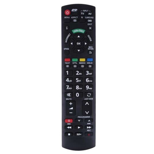 Universal TV fjernkontroll N2QAYB 3D for Panasonic