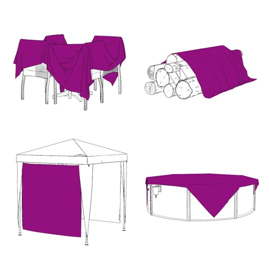 vidaXL Plantetrekk med maljer 2x5 m polyetylen vidaXL Plantetrekk med maljer 2x5 m polyetylen