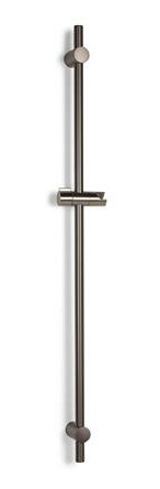 Blue Label Brusestang I Længde 90 Cm Inklusiv Glider - Leveres Eksklusiv Håndbruser - Gun Metal