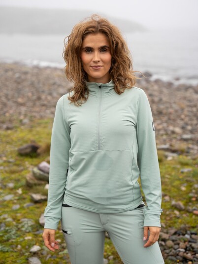 Twentyfour Venture Light Stretch Half Zip Grønn 34