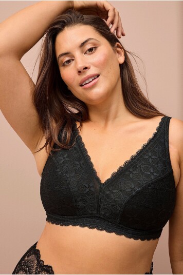 Ellos Plus Collection Myk BH Leona Svart
