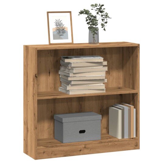 Bokhylle artisan eik 80x24x76 cm konstruert tre