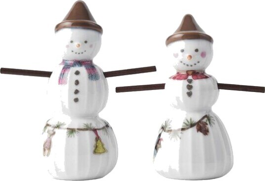 Kähler Hammershøi Christmas figur 2 stk snøgutt og snøjente hvit Kähler Hammershøi Christmas figur 2 stk snøgutt og snøjente hvit