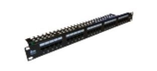 Alantec Pk012 U/Utp (Utp) 22/26 50 N Svart Plastikk 1U