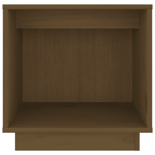 vidaXL Nattbord 2 stk honningbrun 40x30x40 cm heltre furu