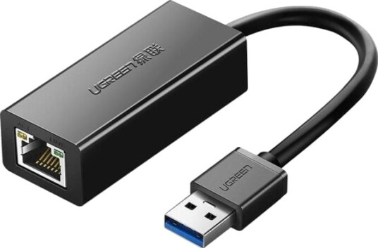 Ugreen Cr111 Usb 3.0 Til Rj45 Nettverksadapter Gigabit Ethernet Svart