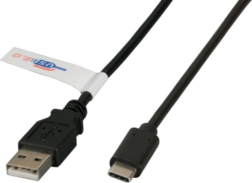Efb Elektronikk K5258sw.0.5 0.5 M Usb A Usb C Usb 2.0 480 Mbit/S Sort