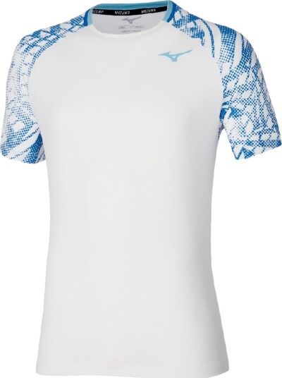 Mizuno Mugen Shadow Tennis T skjorte Herre Hvit L