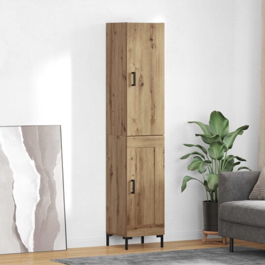 Høyskap Artisan Eik 69,5 x 34 x 180 cm Konstruert tre Høyskap Artisan Eik 69,5 x 34 x 180 cm Konstruert tre