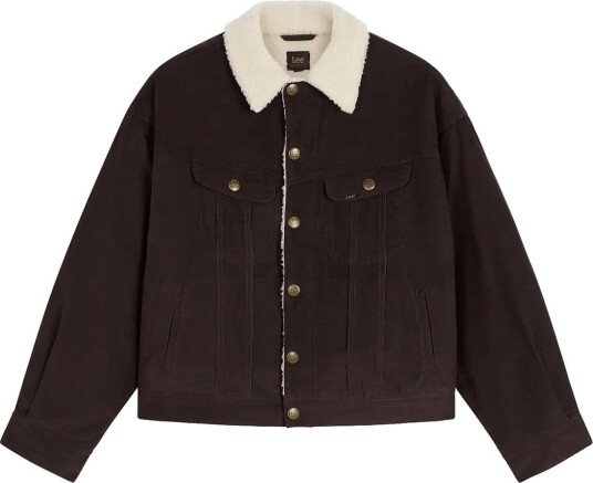 Lee Jeans Relaxed Sherpa Rider Jkt   Brown   L x 00