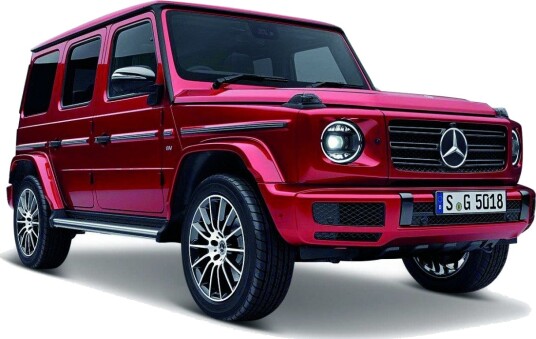 Maisto Mercedes Benz G Klasse 2019 Modellbil 1:25 Rød