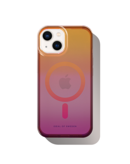 iDeal Of Sweden iPhone 15 Clear Deksel - MagSafe Kompatibel - Vibrant Ombre