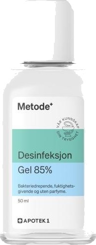 Metode 85 % hånddesinfeksjon gel 50 ml