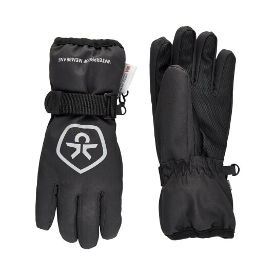 Color Kids Gloves - Waterproof Black 12-14Y Color Kids Gloves - Waterproof Black 12-14Y