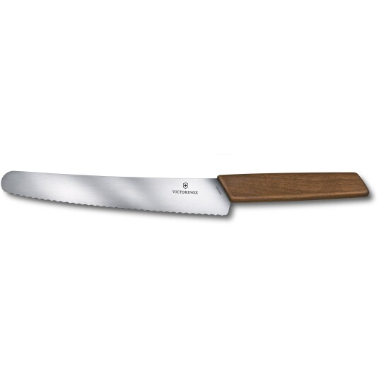 Victorinox Swiss Modern Brødkniv 22 cm, Valnøtt-tre