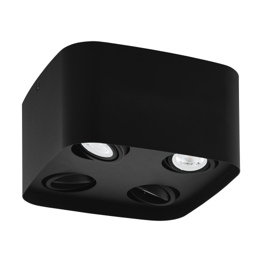 Caminales-Z Gu10 4X345 lumen, RGB 2700-6500K svart