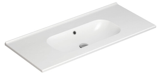 Dansani Kantate Porselensservant 101x45,5 cm, u/blanderhull, Hvit