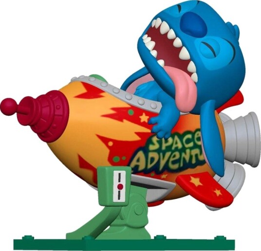 Funko POP-figur Rides Super Deluxe Disney Lilo og Stitch Stitch i raketten