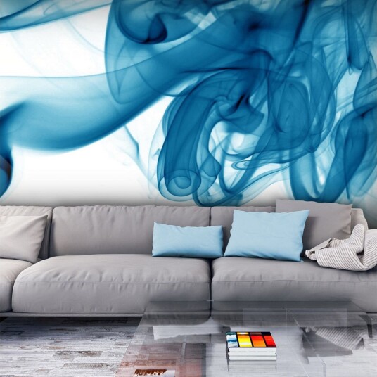 Fototapet Blue Smoke 200x154 - Artgeist sp. z o. o.