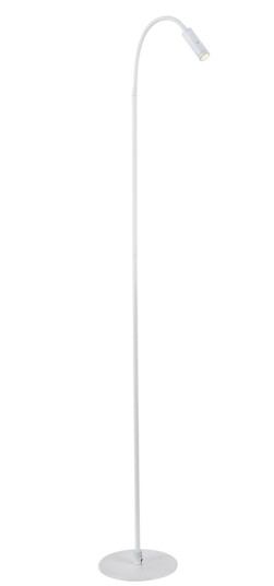 Flexi gulvlampe 3W Dimbar Hvit Flexi gulvlampe 3W Dimbar Hvit