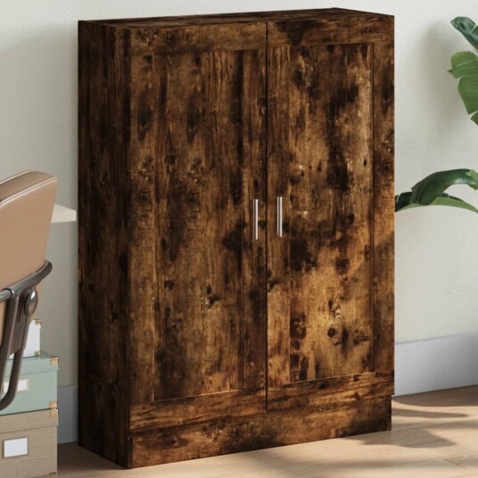 Bokhylle røkt eik 82,5x30,5x115 cm konstruert tre 8720845922528 Bokhylle røkt eik 82,5x30,5x115 cm konstruert tre 8720845922528
