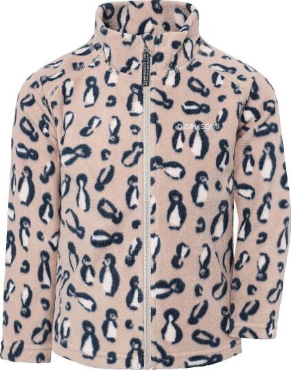 Didriksons Monte Printed Kids" Full Zip Beige 110 Didriksons Monte Printed Kids" Full Zip Beige 110