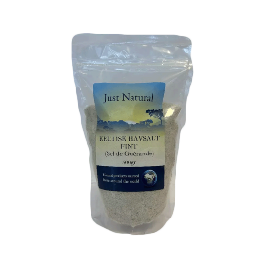 Just natural keltisk havsalt fint 500 gr Just natural keltisk havsalt fint 500 gr
